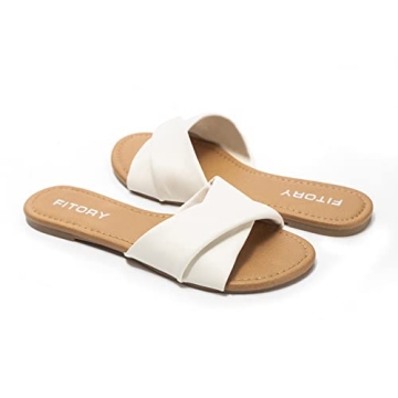 FITORY Women's Flat Sandals Perfect for Summer Comfort