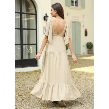 Stylish Kikibell Maxi Dresses for Women Summer Weddings