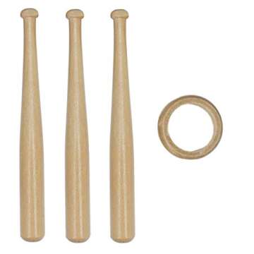 TIHOOD 1 Pack Baseball Stand Baseball Stand Holder Wooden Base Ball Stand Display Holder