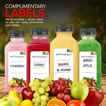 12 oz Juice Bottles for Juicing & Meal Prep - 12 Pack