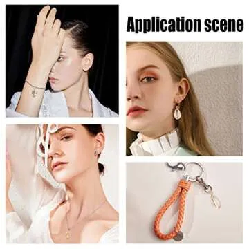 SUNNYCLUE 1 Box 10Pcs Natural Cowrie Shell Charms Oval Spiral Shell Seashell Pendant Conch Shell for Jewellery Making Charms Deco Crafts Summer Beach Bracelet Earring Supplies Brass Eyelet Adult Women