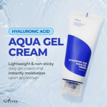 IsNtree Hyaluronic Acid Aqua Gel Cream 100ml | Lightweight Hydrating Gel for All Skin Types | Quick ...