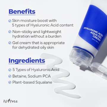 IsNtree Hyaluronic Acid Aqua Gel Cream - Hydrating Moisturizer