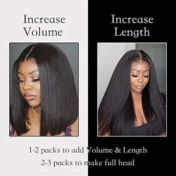 Kinky Straight Tape In Extensions Human Hair for Black Women Niawigs Tape In Hair Extensions 100% Human Hair 40pcs Kinky Straight Tape Ins 100G Natural Black 18 Inches