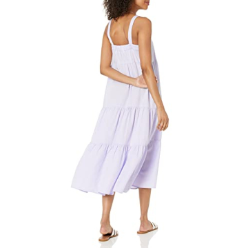 Stylish The Drop Women's Britt Maxi Dress in Dusty Purple