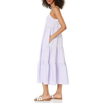 Stylish The Drop Women's Britt Maxi Dress in Dusty Purple