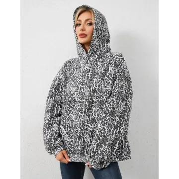Stylish Oversized Leopard Hoodie for Trendy Comfort