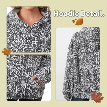 Stylish Oversized Leopard Hoodie for Trendy Comfort