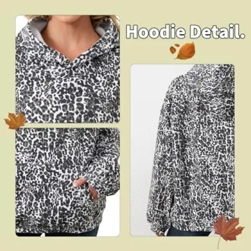 Stylish Oversized Leopard Hoodie for Trendy Comfort