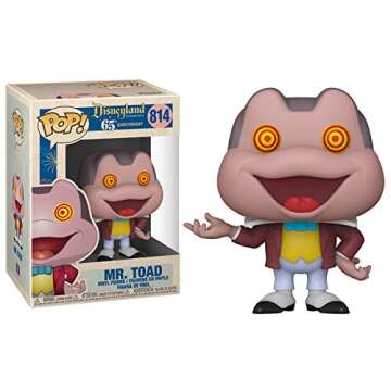 Funko Pop! Disney: Disney 65th - Mr. Toad with Spinning Eyes Vinyl Figure (Bundled with Pop Box Protector Case)