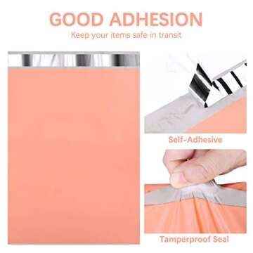 Metronic Poly Mailers 10x13 100 Pcs | Medium Size Shipping Bags for Clothes | Large Poly Mailer Bags...