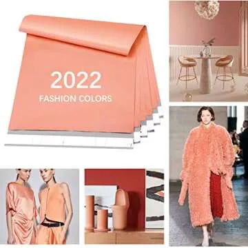 Metronic Poly Mailers 10x13 100 Pcs | Medium Size Shipping Bags for Clothes | Large Poly Mailer Bags, Shipping Envelopes, Mailing Bags for Small Business, Strong Adhensive Poly Bags Pink