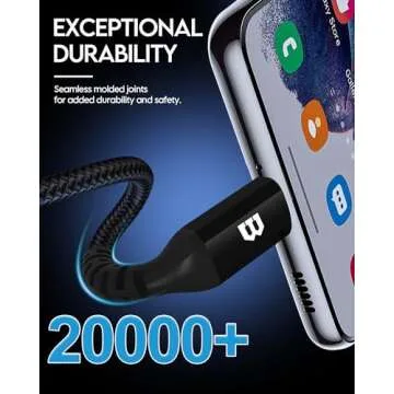 BrexLink USB C Cable with Fast 3A Charging for All Devices