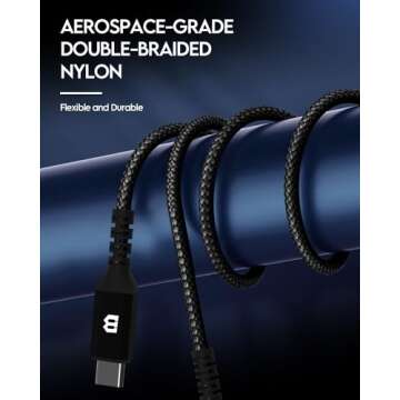 BrexLink USB C Cable with Fast 3A Charging for All Devices