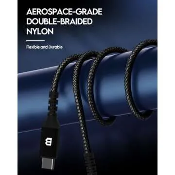 BrexLink USB C Cable with Fast 3A Charging for All Devices