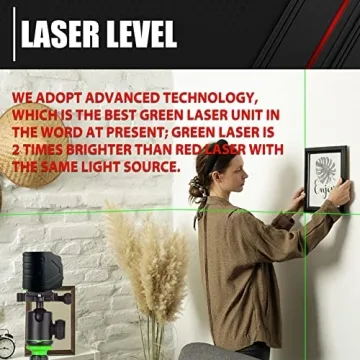 Self-Leveling 100FT Green Cross Line Laser for Precision