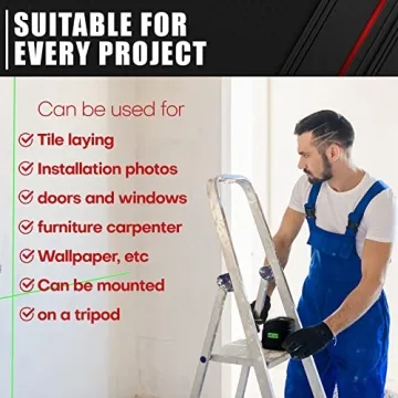 Self-Leveling 100FT Green Cross Line Laser for Precision