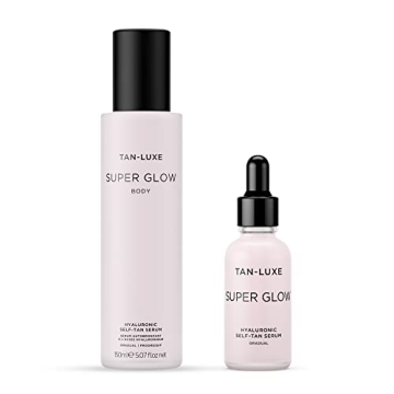 TAN-LUXE Super Glow Kit - Revolutionary Hyaluronic Self Tanning Serums 180ml