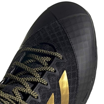 Adidas Mat Wizard Hype Black/Gold Wrestling Shoes 7.5