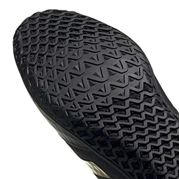 Adidas Mat Wizard Hype Black/Gold Wrestling Shoes 7.5