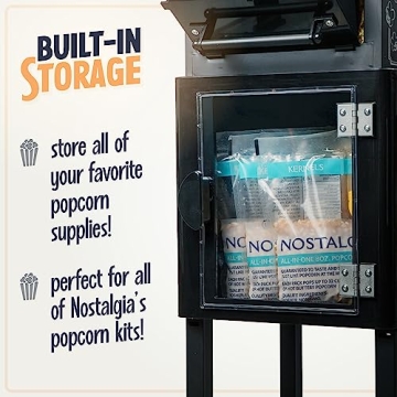 Nostalgia Popcorn Maker - Vintage Style Theater Popcorn Machine