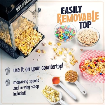 Nostalgia Popcorn Maker - Vintage Style Theater Popcorn Machine