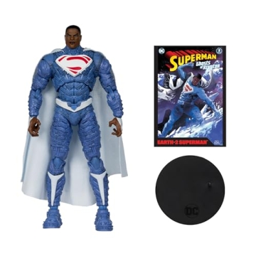 McFarlane Earth-2 Superman 7in Action Figure with Comic