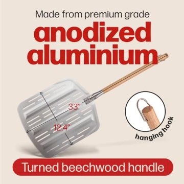 Hans Grill Pizza Peel PRO for Perfect Homemade Pizza