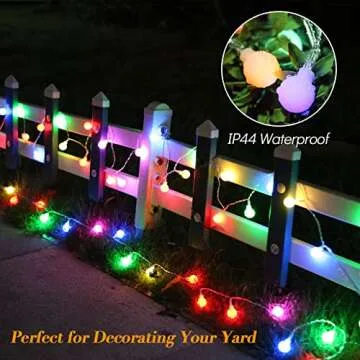 ALOVECO Battery Operated String Lights 18ft 50 LED Battery Powered String Lights with Remote 8 Modes Waterproof Twinkle Lights for Outdoor Indoor Bedroom Trampoline Christmas (Multicolor)