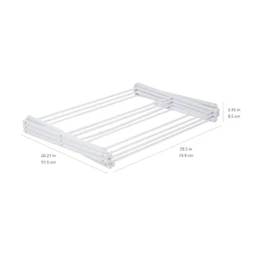 Efficient Amazon Basics Foldable Laundry Rack for Air Drying