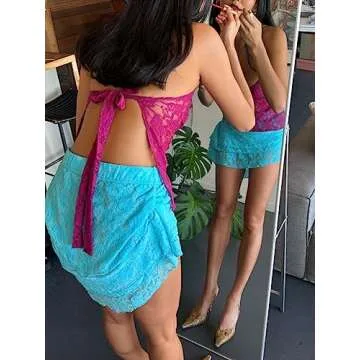 Trendy Y2K Lace Camisole Crop Top for Stylish Women