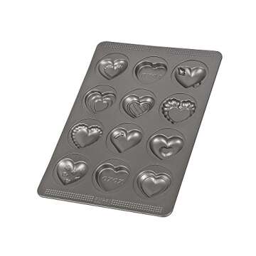 Heart-Shaped Cookie Pan for Valentine's Day Baking