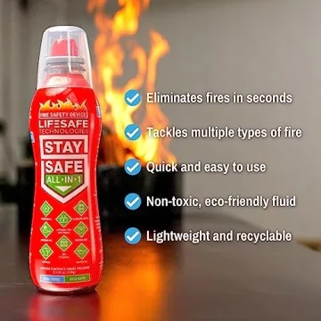 StaySafe Portable Fire Extinguisher - Compact & Effective