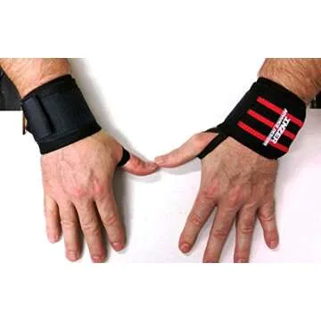 Inzer Iron Z Wrist Wraps for Powerlifting - Ultimate Support