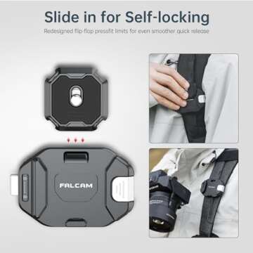 ULANZI F38 Quick Release Camera Clip for Backpacks