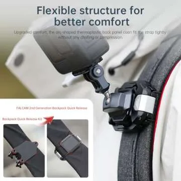ULANZI F38 Quick Release Camera Clip for Backpacks