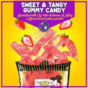 Li Hing Mui Strawberry Belts 14 Ounce - Chewy Delight