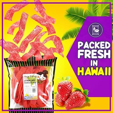 Li Hing Mui Strawberry Belts 14 Ounce - Chewy Delight