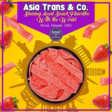 Li Hing Mui Strawberry Belts 14 Ounce - Chewy Delight