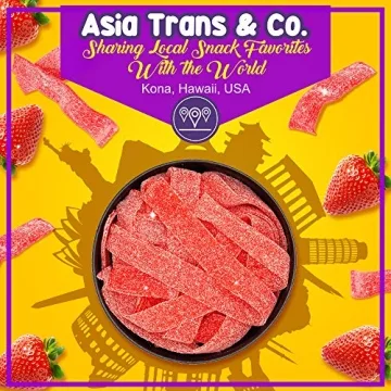 Li Hing Mui Strawberry Belts 14 Ounce - Chewy Delight