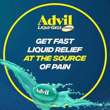 Advil Liqui-Gels Minis for Fast Pain Relief and Fever Reduction