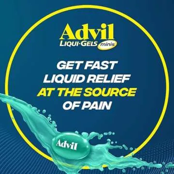 Advil Liqui-Gels Minis for Fast Pain Relief and Fever Reduction