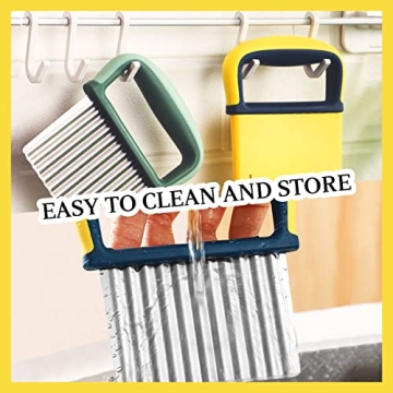 YGDZ Wavy Crinkle Cutter - Fun Veggie & Fruit Cutter