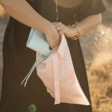 Tiny Twinkle Mess-proof Wet Bags 2 Pack Waterproof and Washable Bag for Travel storage, Stroller, Da...