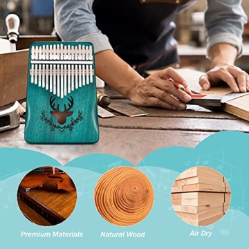 Kalimba Thumb Piano 17 Keys - Beautiful Sound & Design