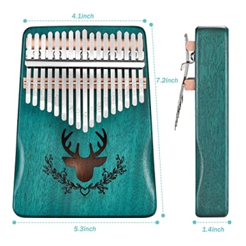 Kalimba Thumb Piano 17 Keys - Beautiful Sound & Design