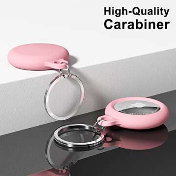 oakxco Airtag Keychain Waterproof Silicone Holder
