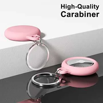 oakxco Airtag Keychain Waterproof Silicone Holder