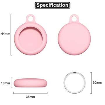 oakxco Airtag Keychain Waterproof Silicone Holder