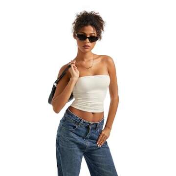 SUUKSESS Women Sexy Tube Top for Summer Style